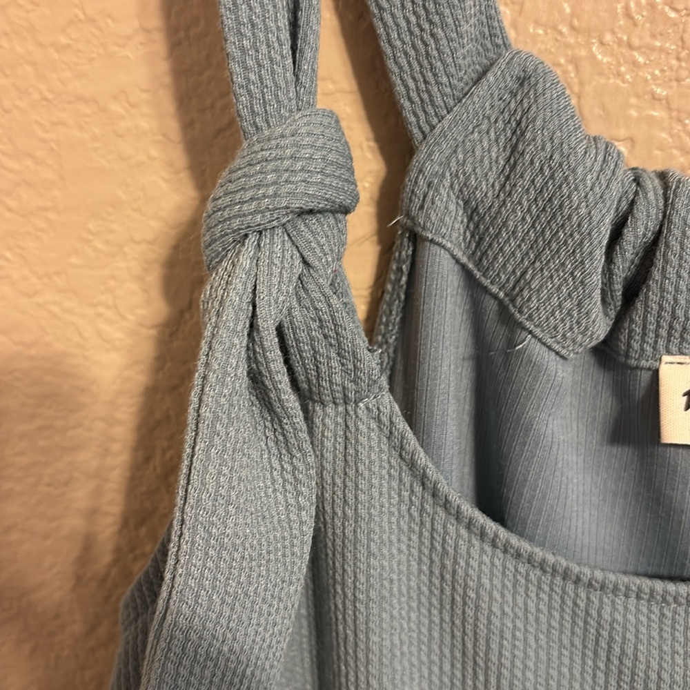 New In Romper Adjustable Straps Blue Sz S - Picture 4 of 7